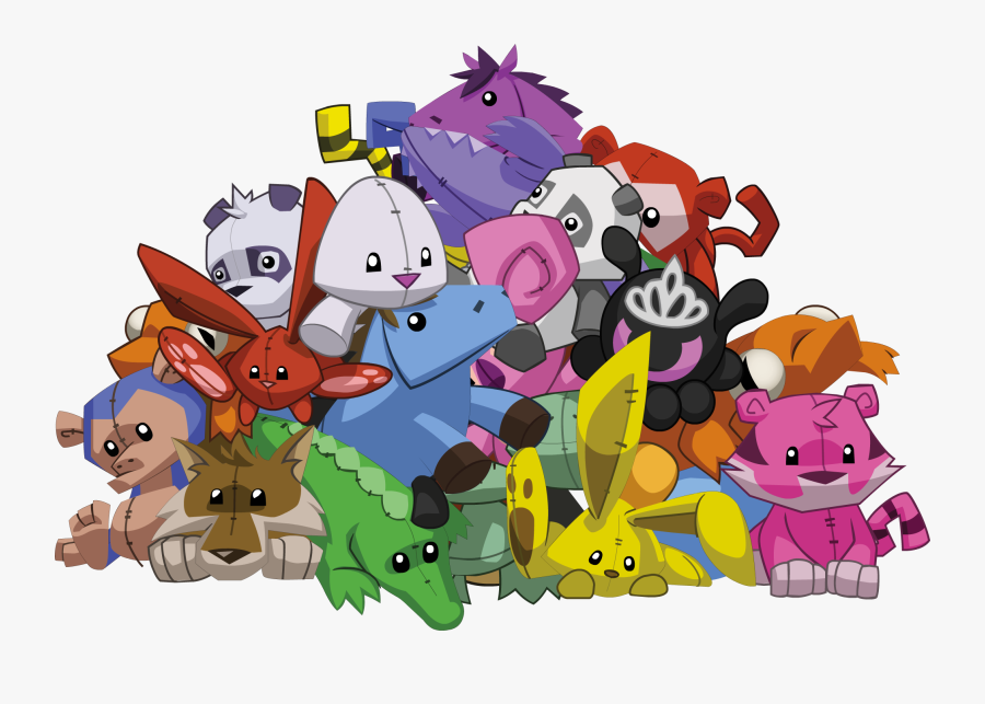 Animal Jam Wiki - Pile Of Stuffed Animals Cartoon, Transparent Clipart