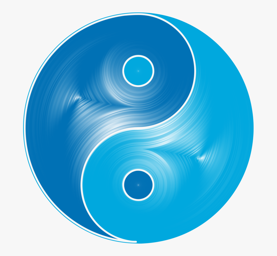 Blue,aqua,azure - Yin Yang Air, Transparent Clipart