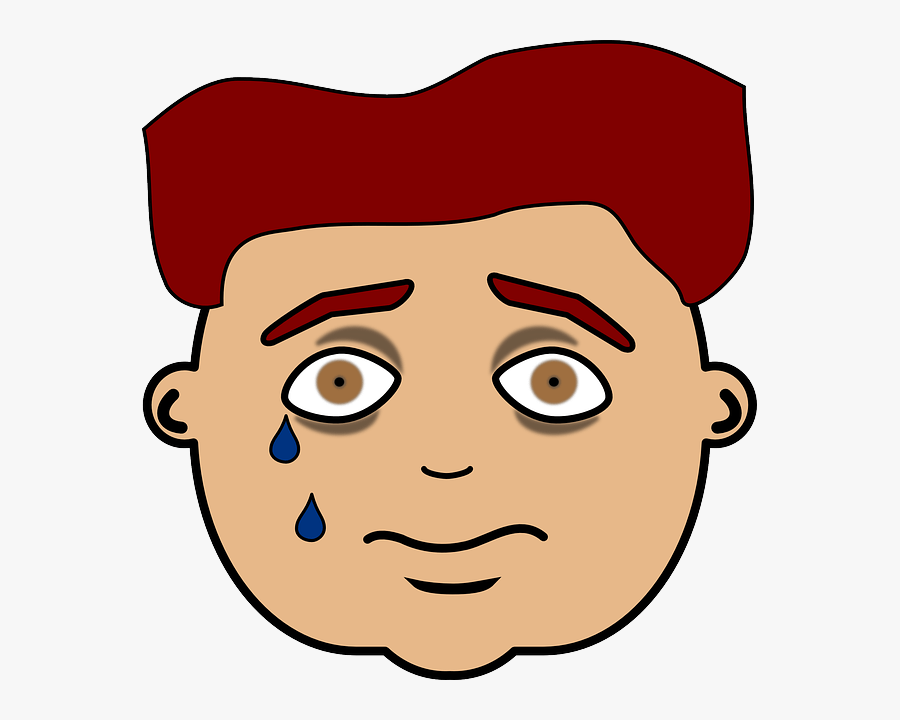 Top Single Parent Blog - Sad Face With Tears Clipart, Transparent Clipart