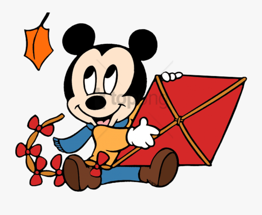 Free Png Download Baby Mickey, Kite - Baby Mickey Red Png, Transparent Clipart