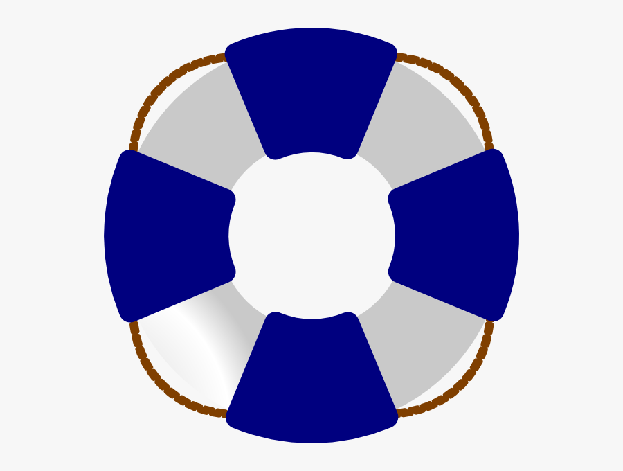 Lifesaver Redwhiteblue Svg Clip Arts - Life Preserver Clip Art, Transparent Clipart