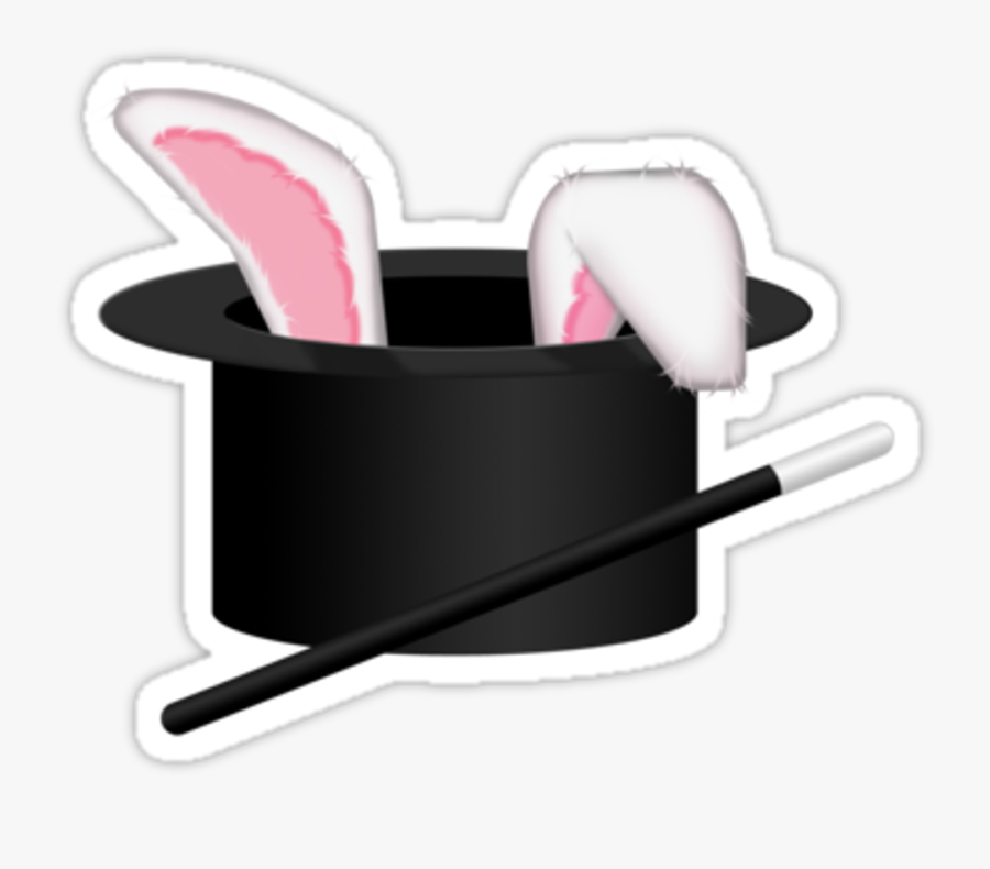 #magic #magician #hat #bunny #freetoedit - Magician Bunny Hat Clipart, Transparent Clipart