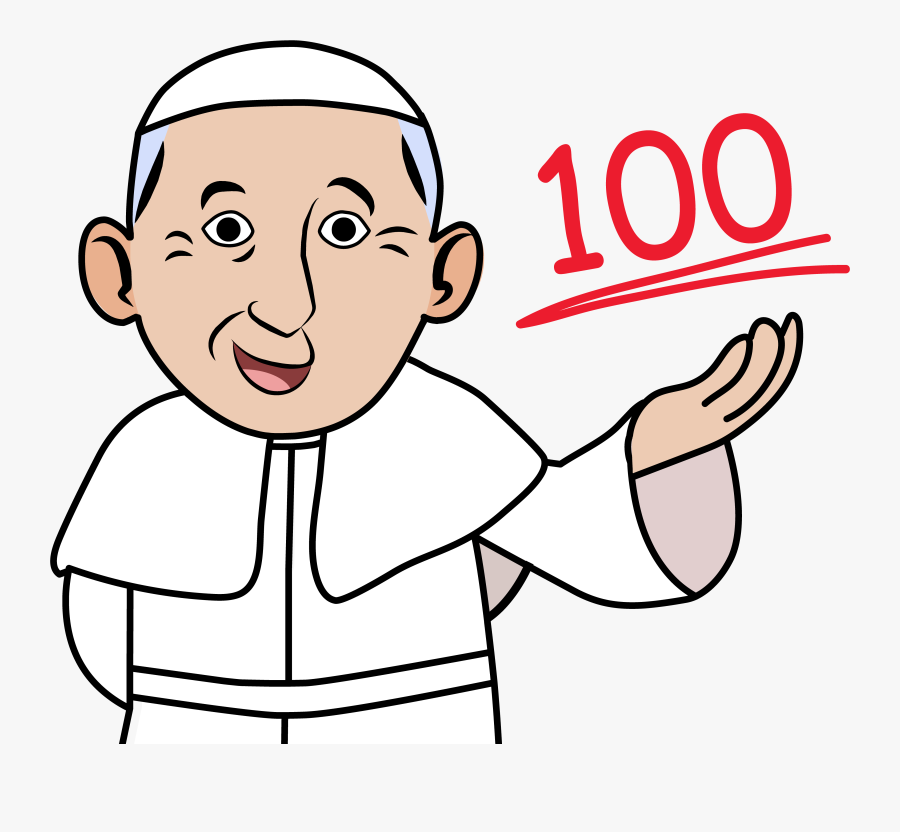 Pope Emoji, Transparent Clipart