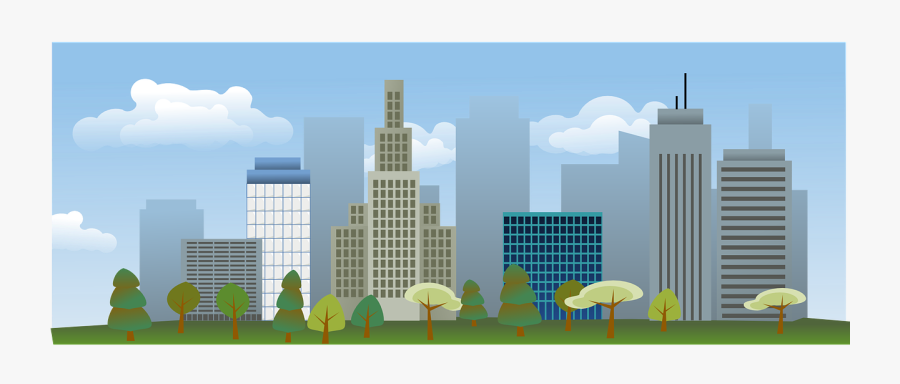 Transparent Cityscape Png - City Background Clipart, Transparent Clipart