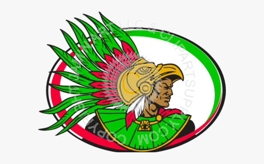 Transparent Selfishness Clipart - Aztec Warrior Aztec Colors, Transparent Clipart