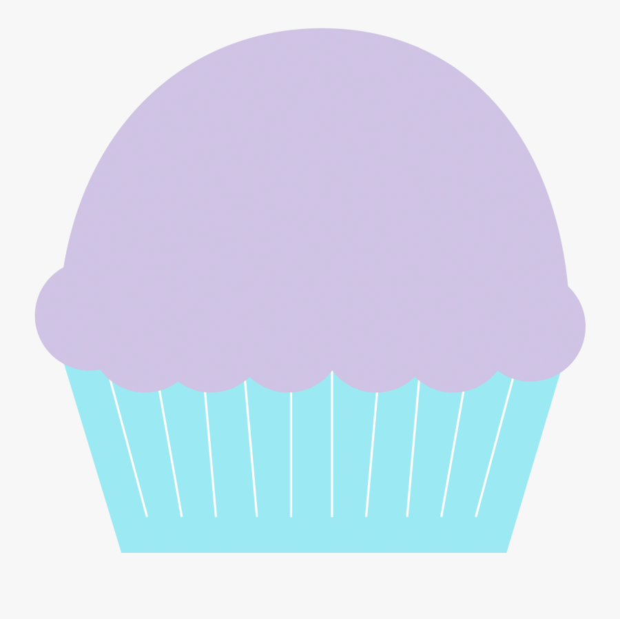 Purple Cupcake Clipart, Transparent Clipart