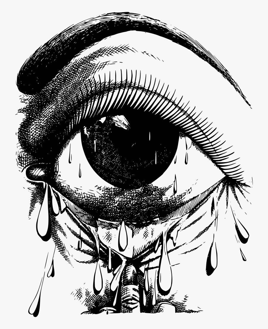Art Crying Eye, Transparent Clipart
