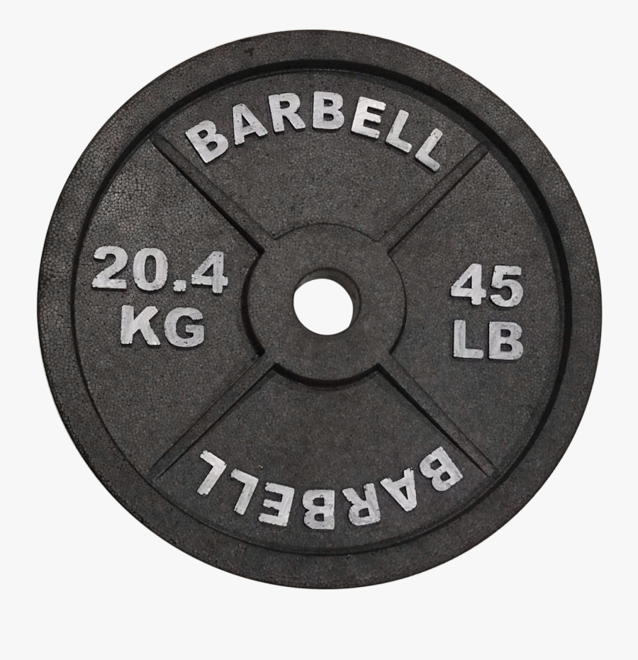 Weight Plate Png - Barbell, Transparent Clipart