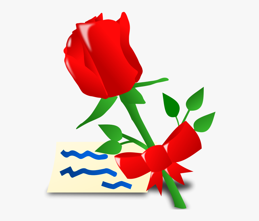 Transparent Free Valentine Clipart - Rose Flower Animation Picture Download, Transparent Clipart