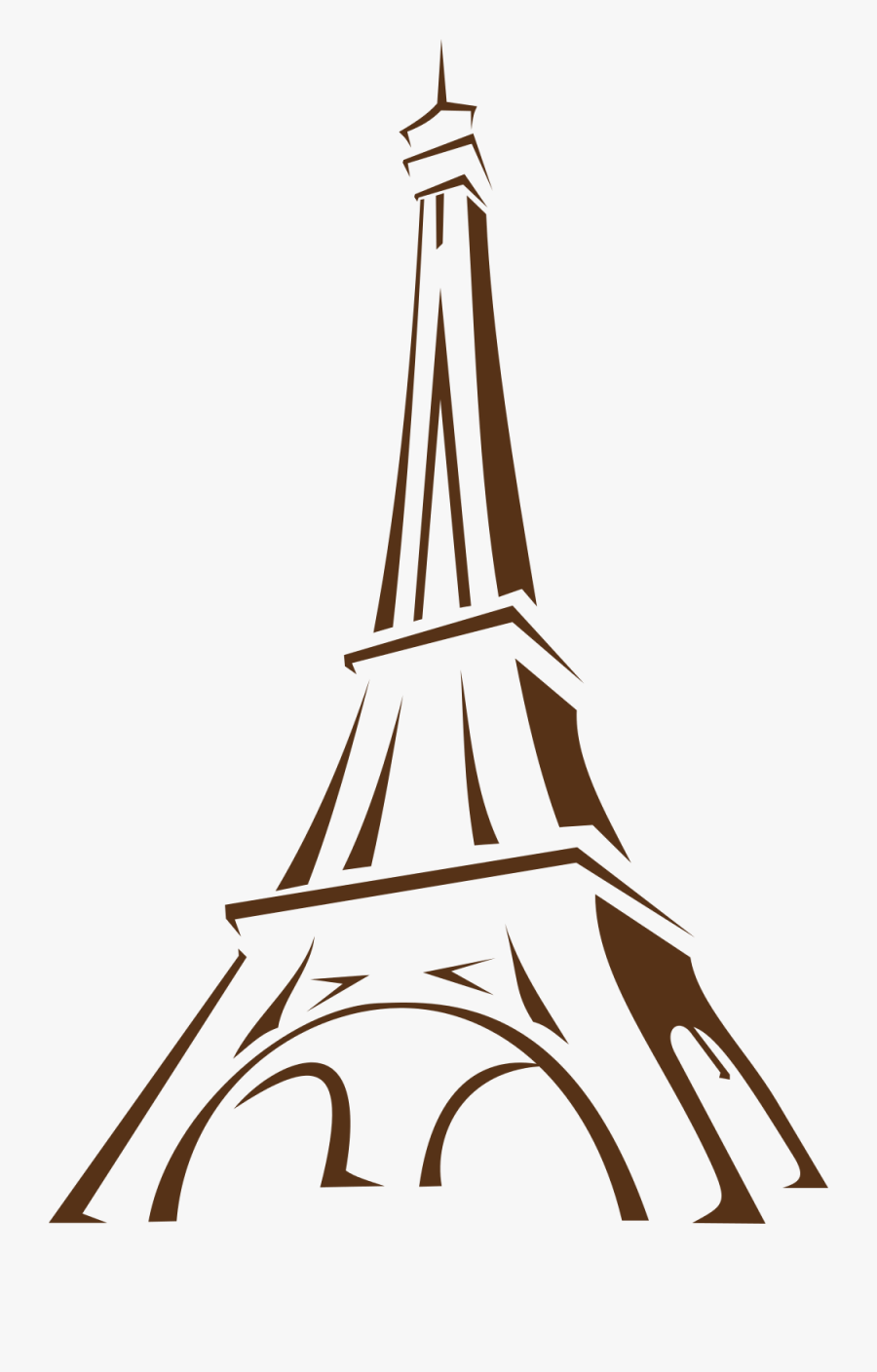 Fileeiffel Tower Icon - Easy Eiffel Tower Sketch, Transparent Clipart