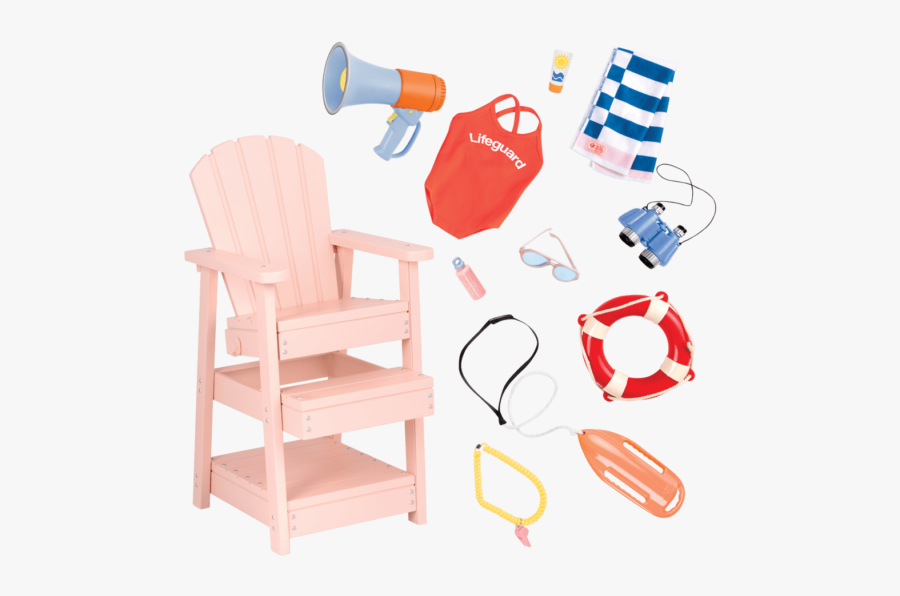 Lifeguard American Girl Doll, Transparent Clipart