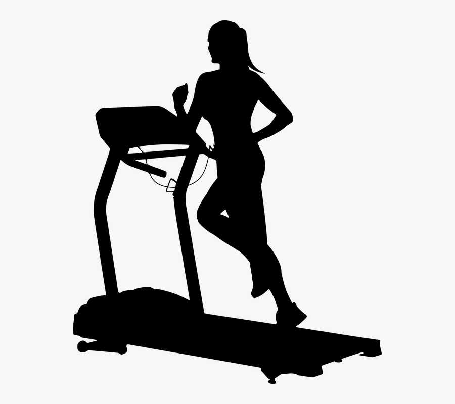 Treadmill Png - Treadmill Silhouette Png, Transparent Clipart