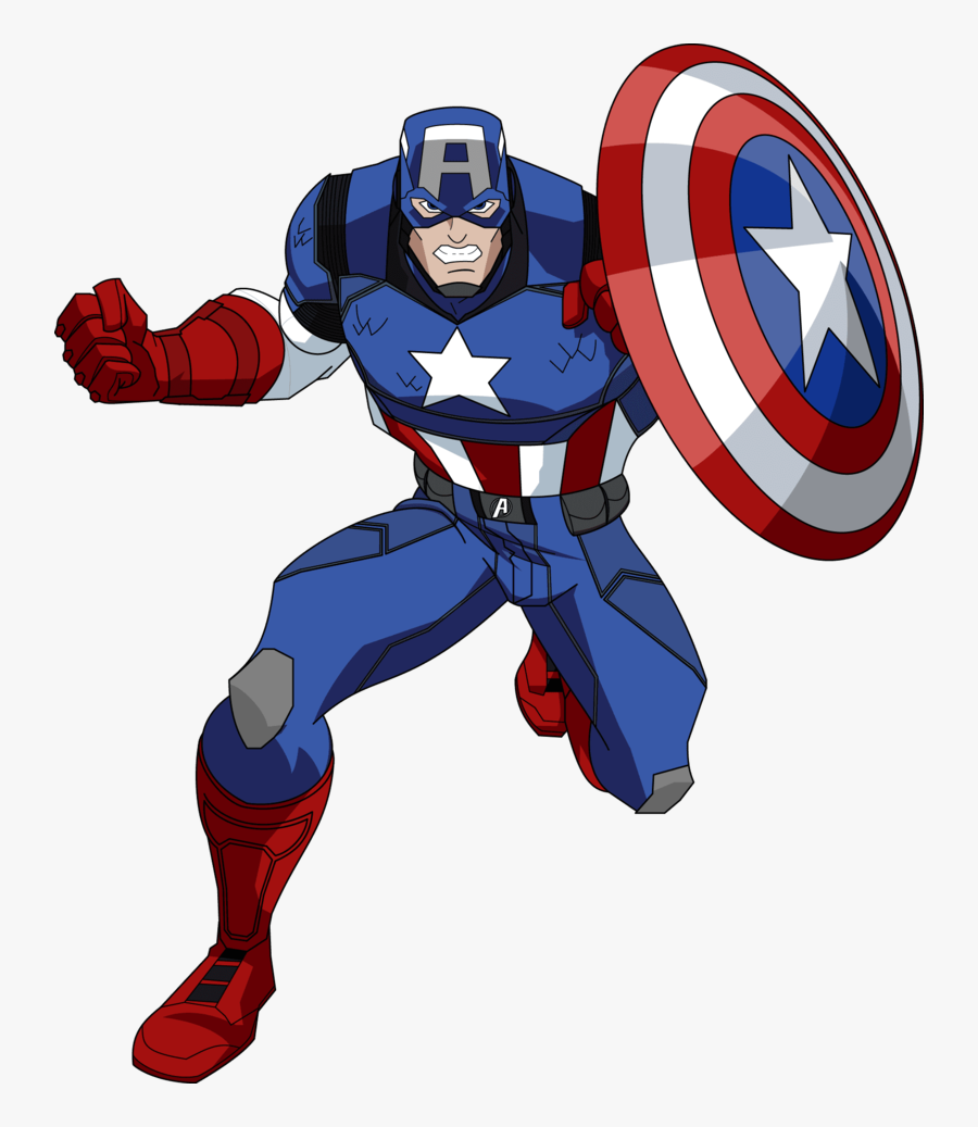 Captain-america - Avengers Earth's Mightiest Heroes Captain, Transparent Clipart