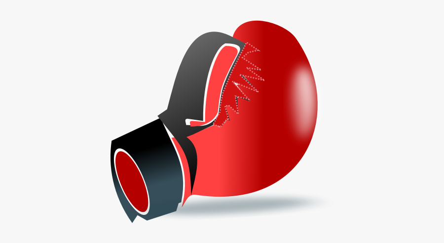 One Leather Boxing Glove Vector Clip Art - Transparent Boxing Gloves Clipart, Transparent Clipart