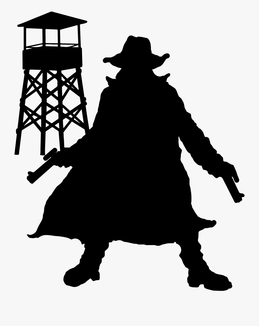 Clipart - Gunslinger Clip Art, Transparent Clipart