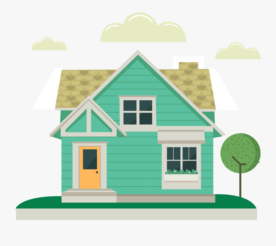 The Idea Is Simple - Simple House Picture Cartoon, Transparent Clipart