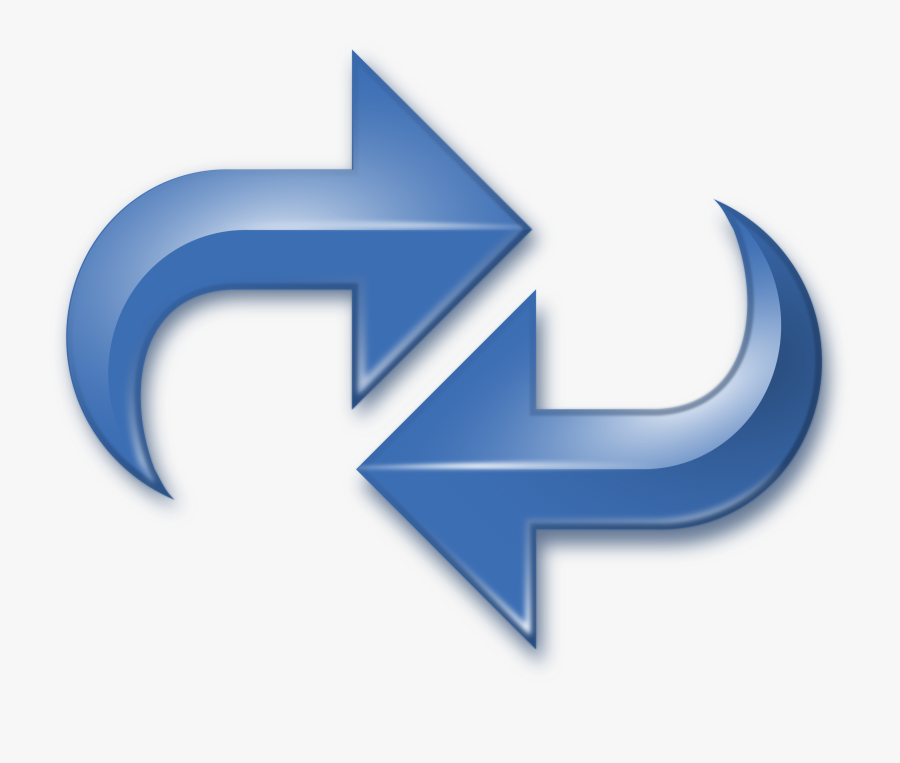 Arrows, Blue, Double, Reverse, Redo, Reload, Cycle - Switch Clipart, Transparent Clipart