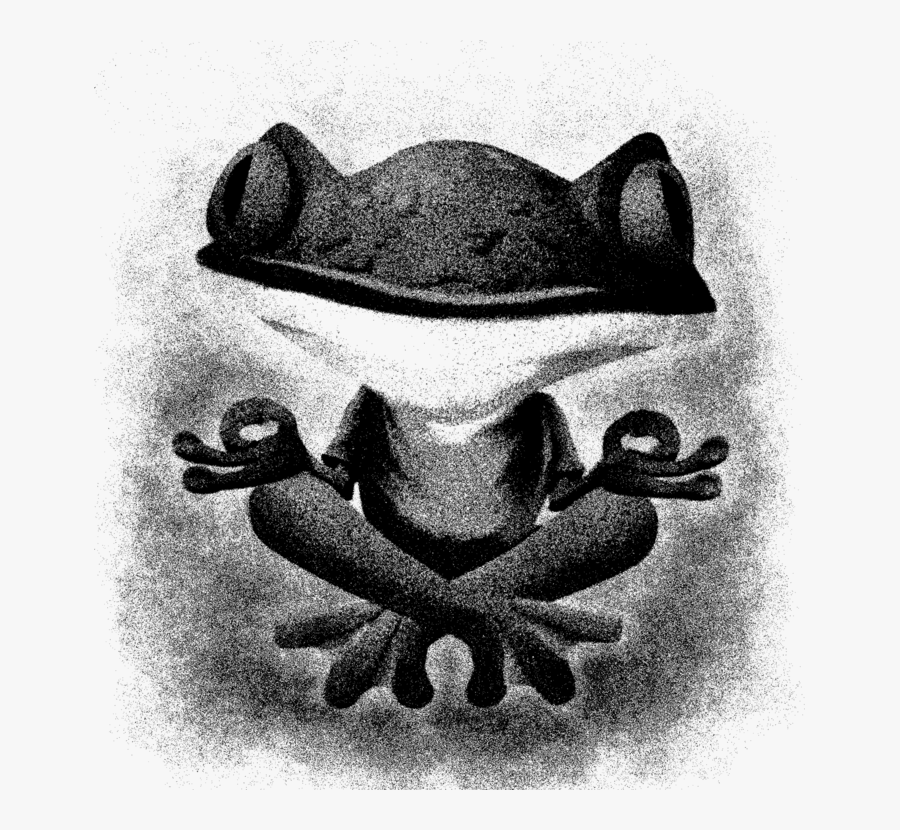 Monochrome - Frog, Transparent Clipart