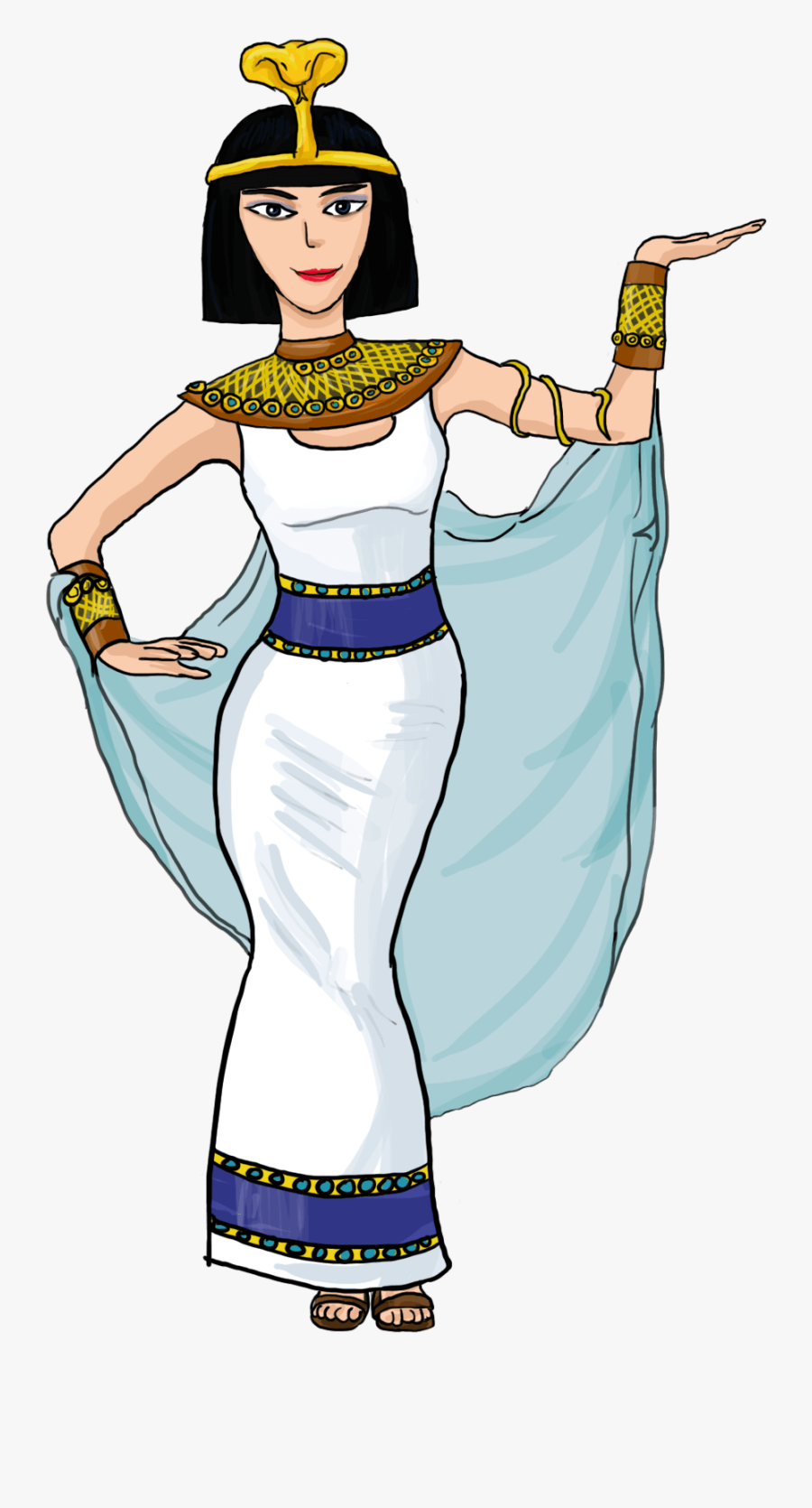 Map Of Egypt Clipart - Cleopatra Clipart, Transparent Clipart