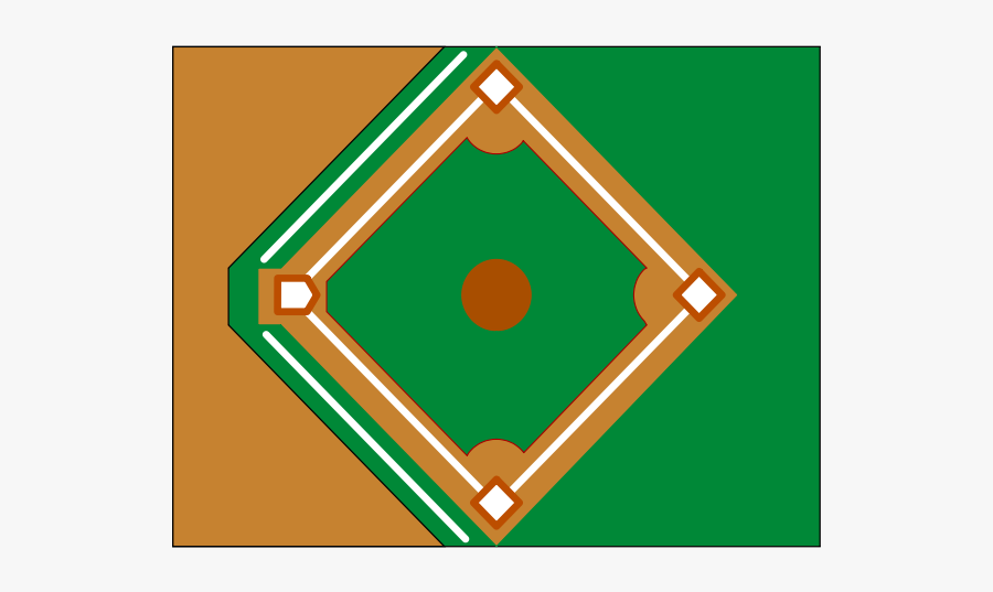 Baseball Diamond, Transparent Clipart