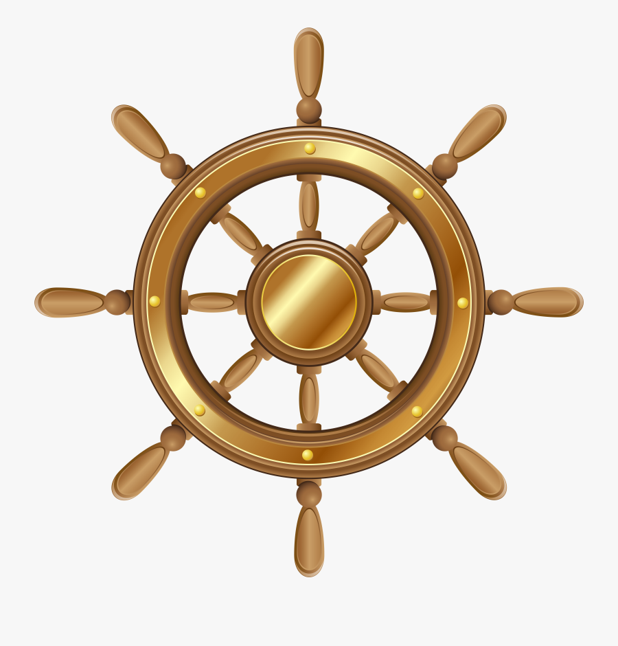 Boat Wheel Transparent Png Clip Art Image - Transparent Background Boat Wheel Clipart, Transparent Clipart