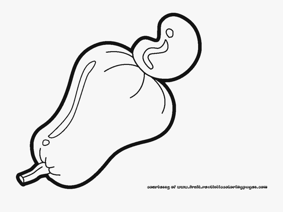 Cashew Black And White - Clipart Black And White Cashew, Transparent Clipart