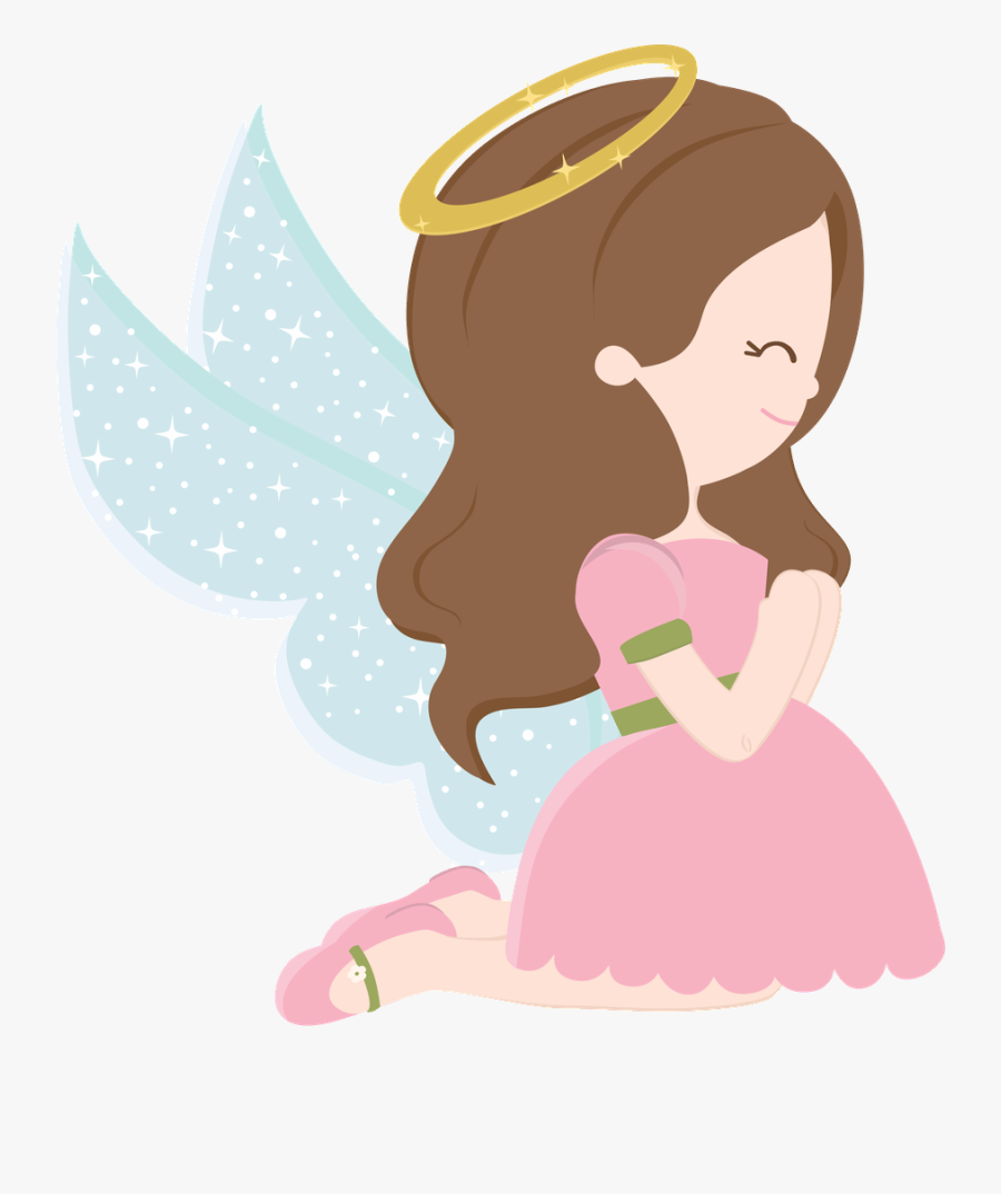 Kids Clipart Angel - Anjinha Png, Transparent Clipart