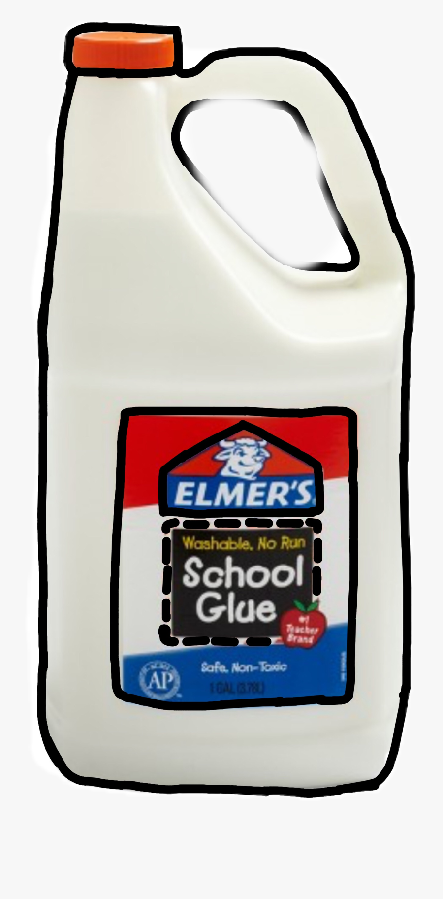 Elmers Freetoedit - Household Supply, Transparent Clipart