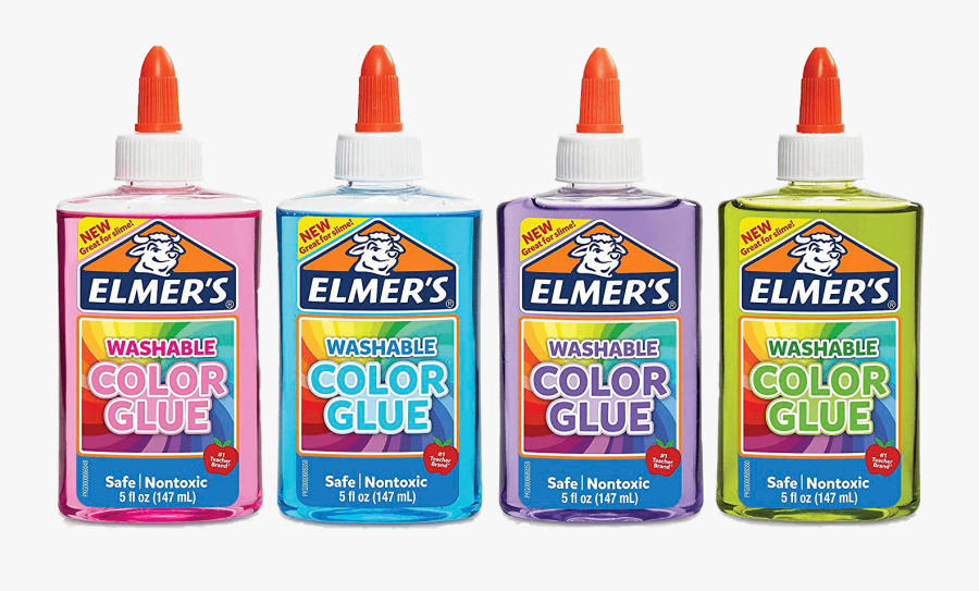 Elmers Color Glue, Transparent Clipart