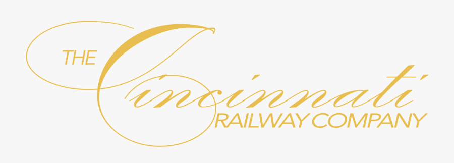 The Cincinnati Railway Company Travel In The Lap Of - Calligraphy, Transparent Clipart