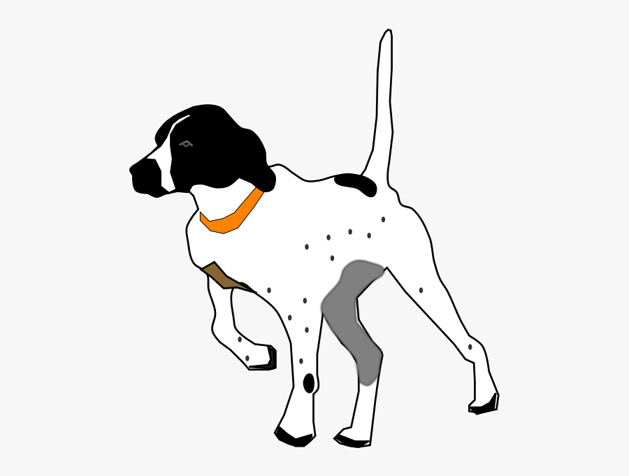 Pointer Dog - Dog Catches Something, Transparent Clipart
