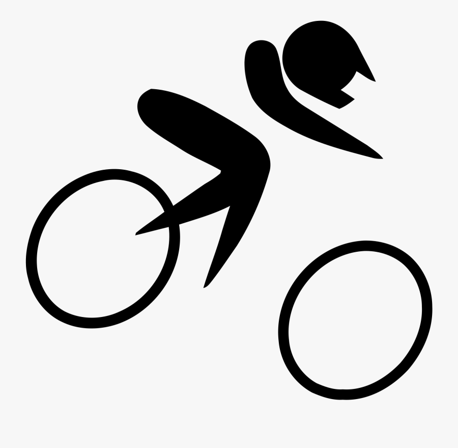 Transparent Squash Clipart Black And White - Bmx Cycling Olympics Logo, Transparent Clipart
