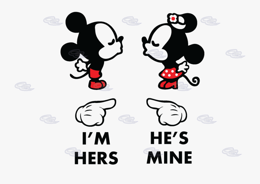 Mickey Clipart Drawing - Cute Mickey And Minnie, Transparent Clipart