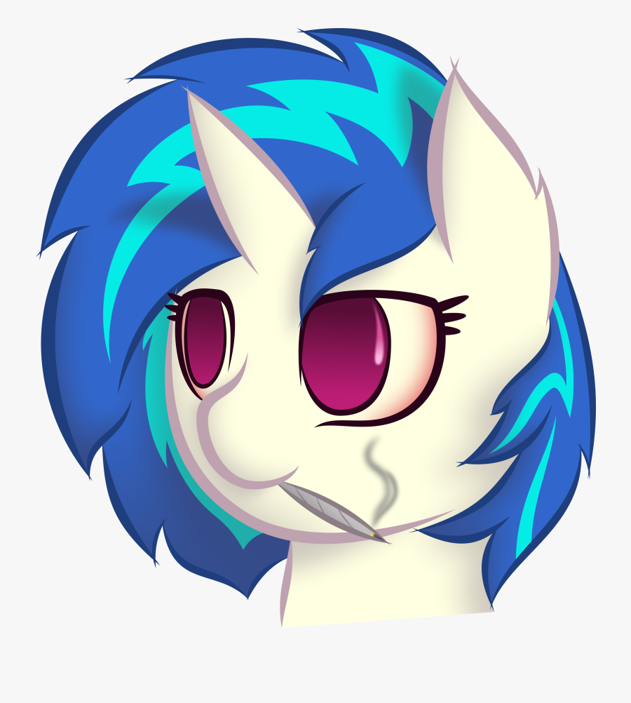 Scrapplejack, Bloodshot Eyes, Blunt, Dj Pon-3, Pony, - Cartoon, Transparent Clipart