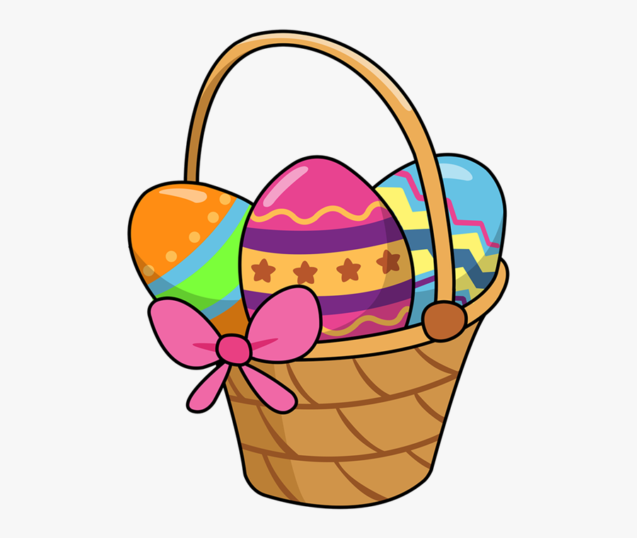 Egg Pocking And Easter Parties - Easter Basket Clip Art, Transparent Clipart
