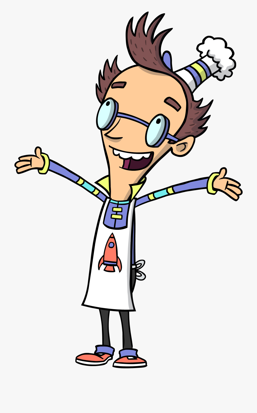 Professor Fizzy Fizzy Lunch Lab Pbs Kids Television - Pbs Kids Fizzy's Lunch Lab, Transparent Clipart