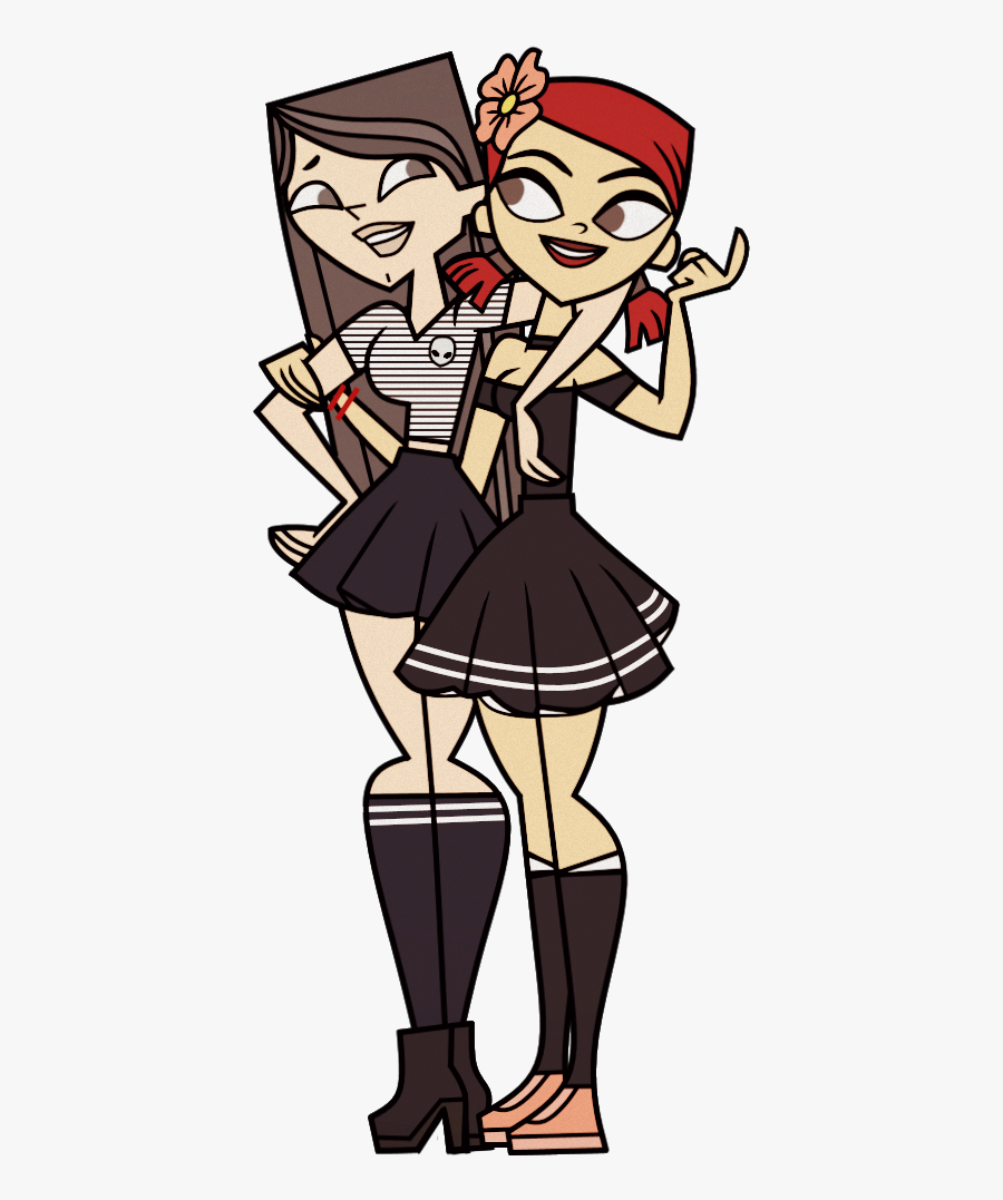 Draw Your Kin Meme - Total Drama Zoey And Heather, Transparent Clipart