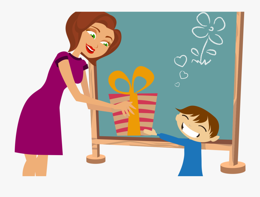 Teacher Gift Clipart, Transparent Clipart