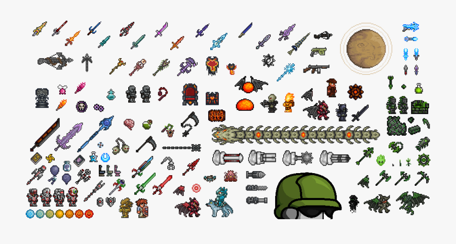 Transparent Terraria Clipart - Fan Made Terraria Sprites, Transparent Clipart