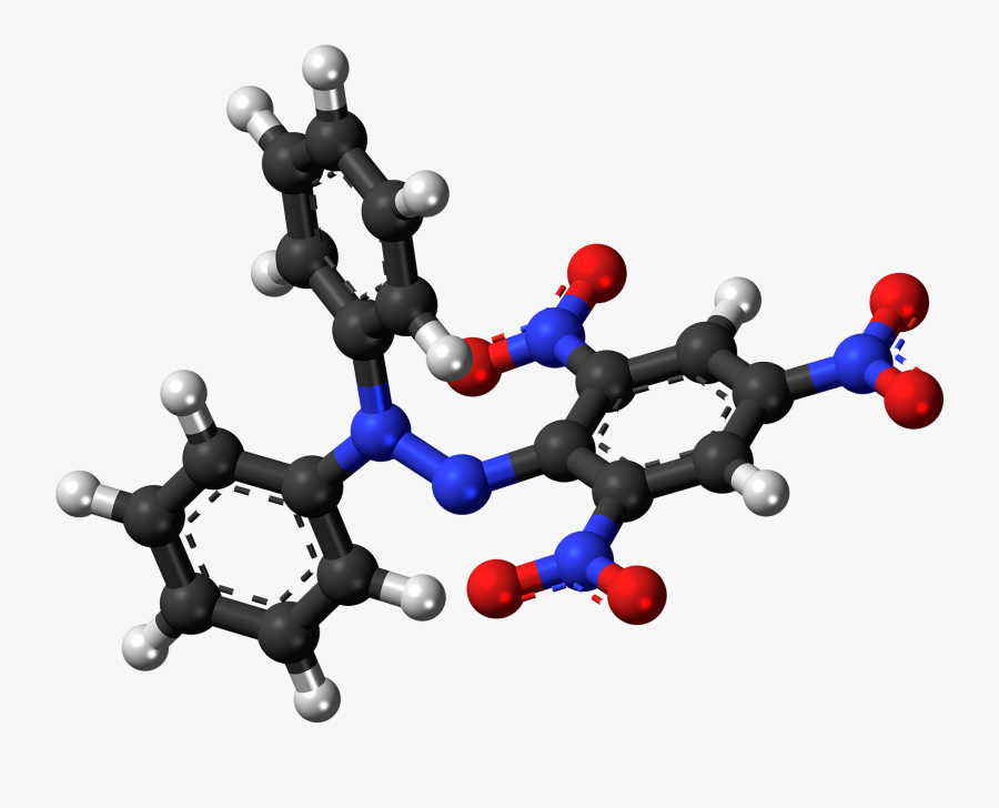 Dpph Radical Ball - Molecular Model Of Melatonin Png, Transparent Clipart