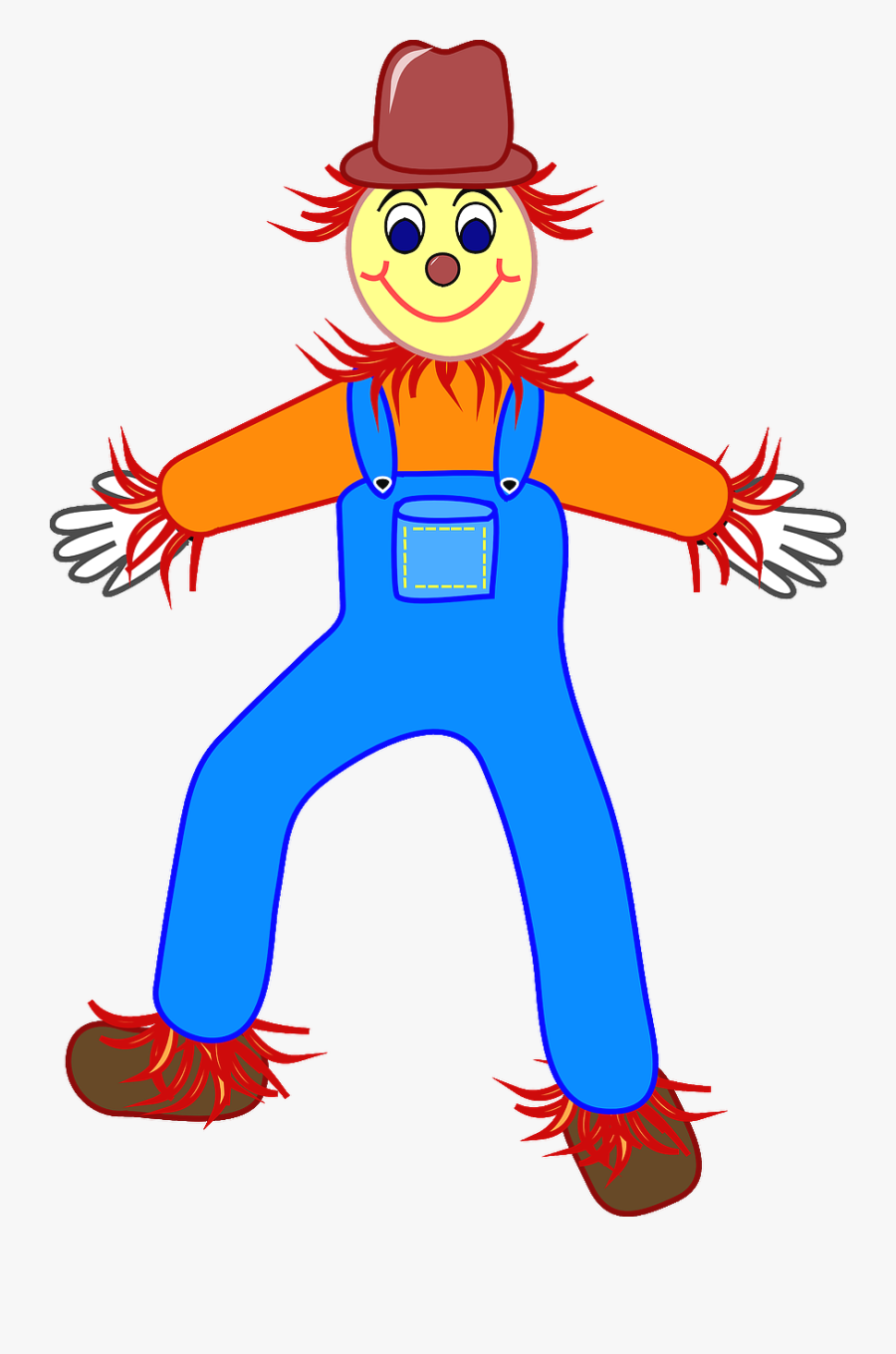 Scarecrow Dorothy Gale Garden Download The Wizard Of - Straw Man Clipart, Transparent Clipart