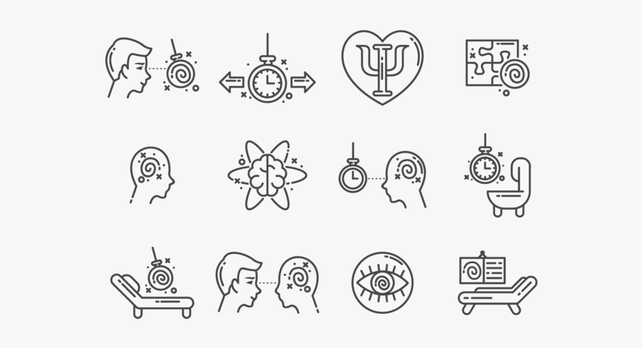 Hypnosis Icons Vector - Hypnose Icon, Transparent Clipart