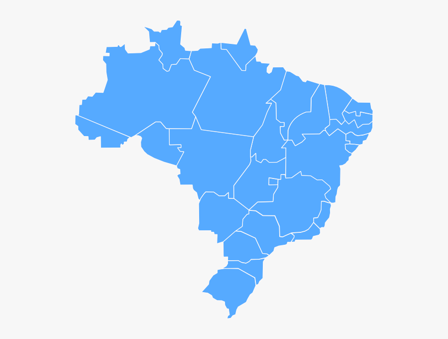 Mapa Do Brasil Svg, Transparent Clipart