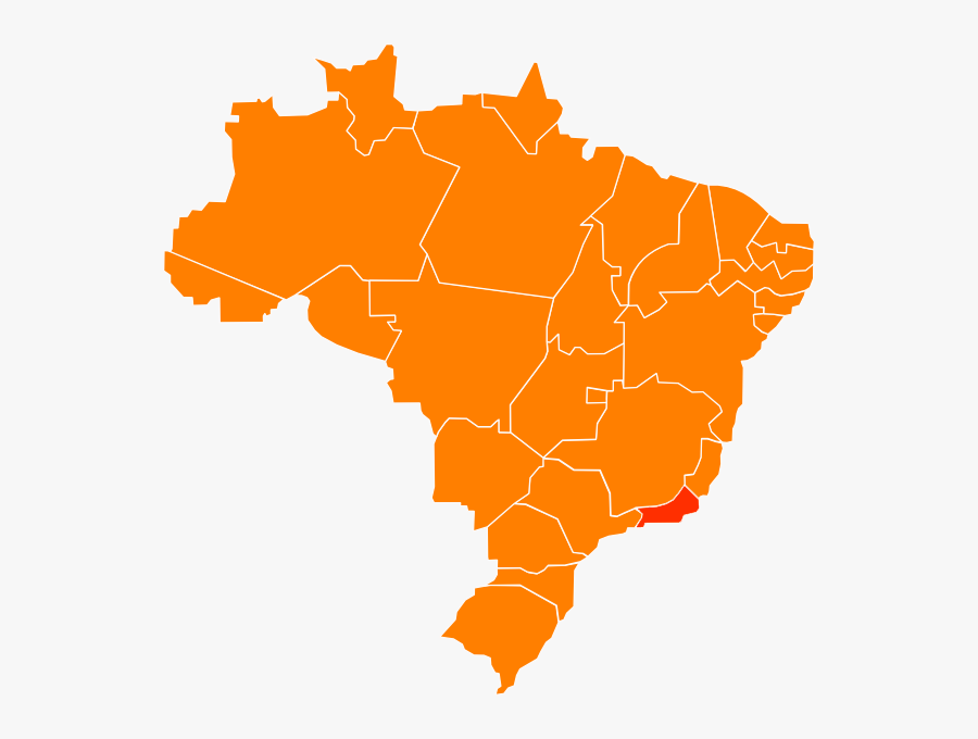 Brazil Map Png, Transparent Clipart