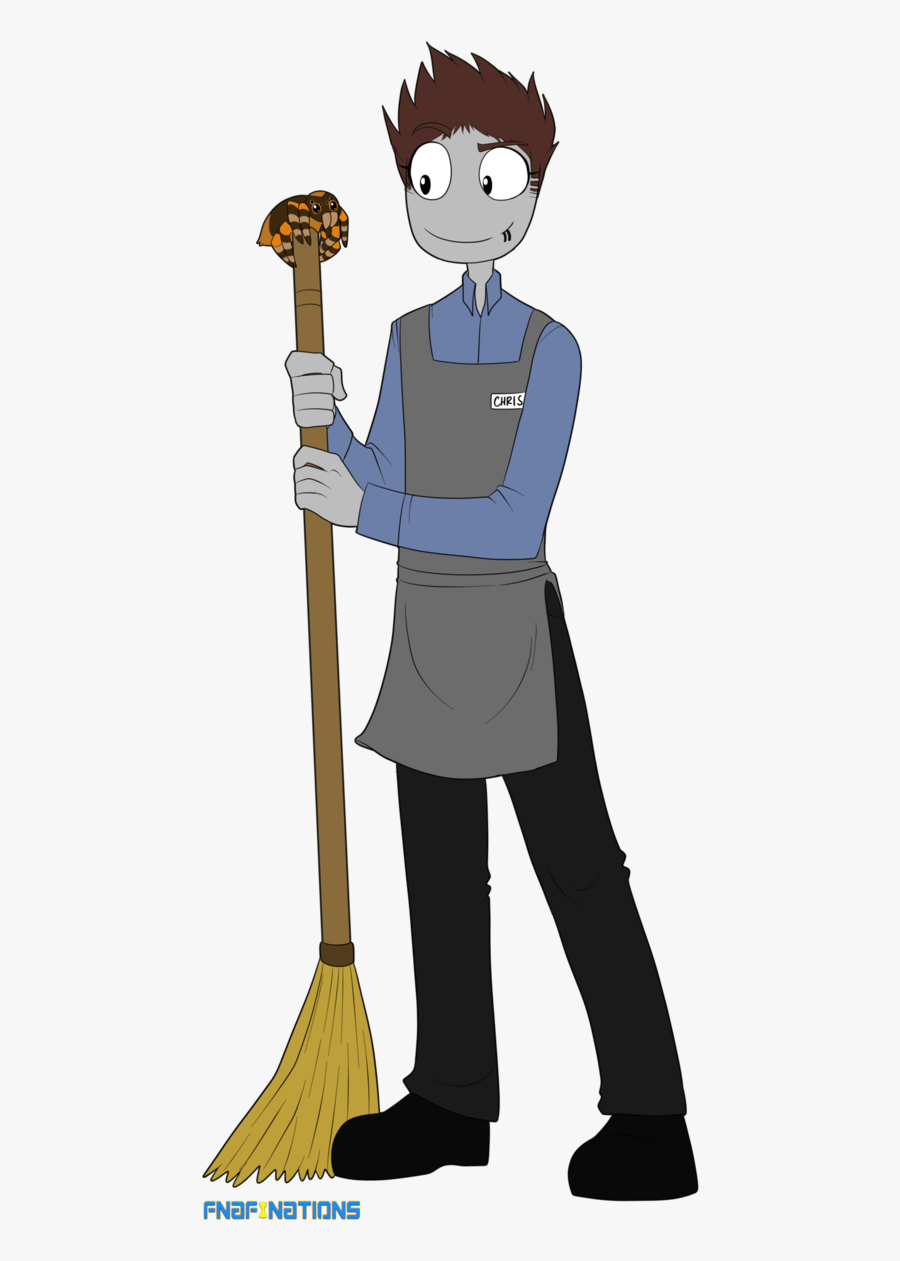 Png Freeuse Download Chris Lee Freddy S W Boris By - Fnaf Chris The Janitor, Transparent Clipart