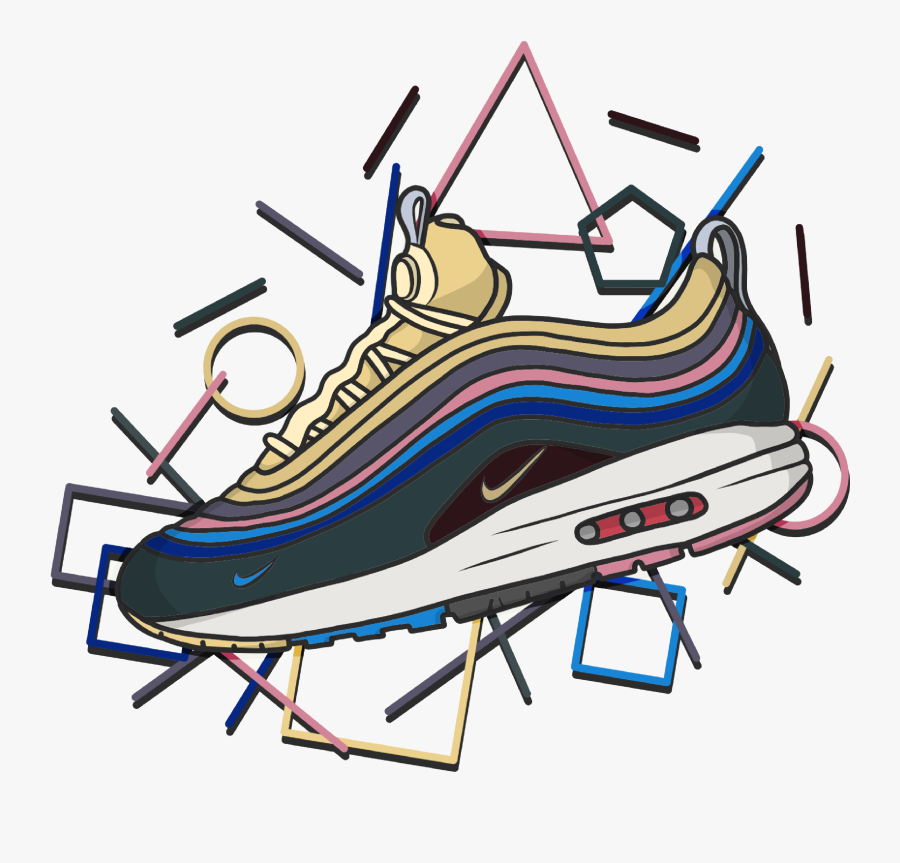 - Air Max 1/97 Sean Wotherspoon Clipart , Png Download - Air Max 1 Sean Wotherspoon Art, Transparent Clipart