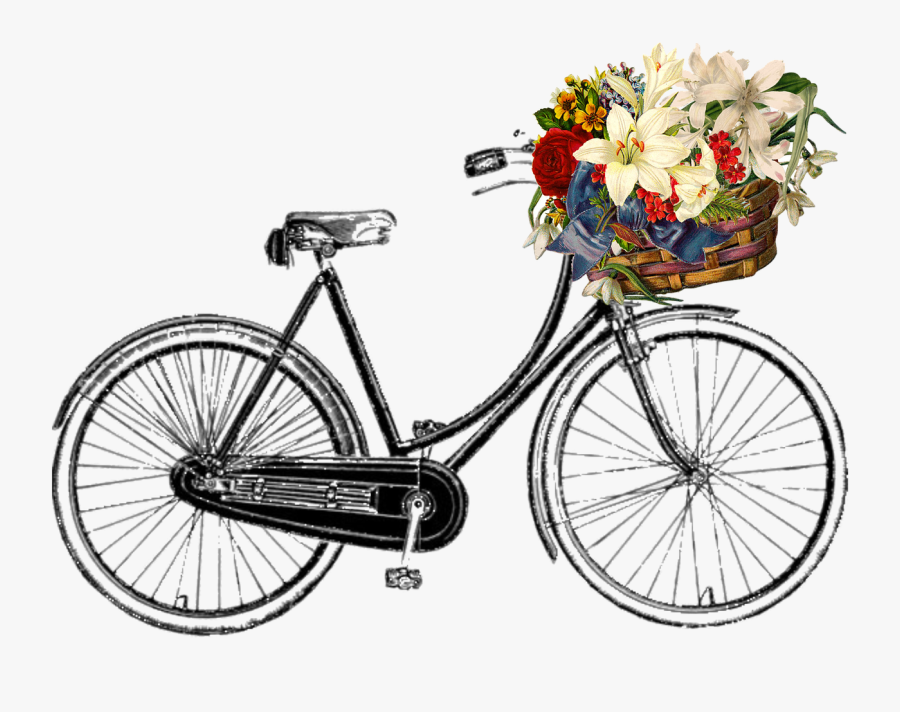 Free Image On Pixabay - Vintage Bicycle Clip Art, Transparent Clipart