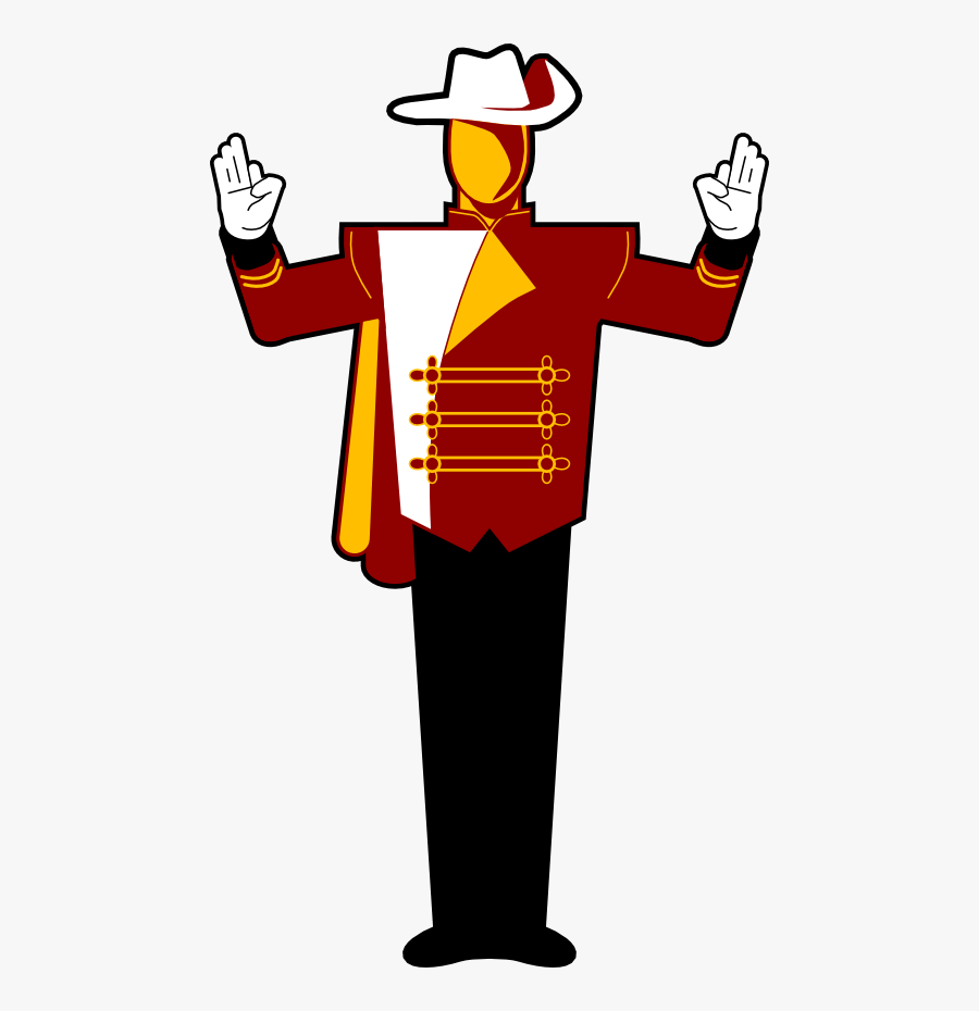 Our Logo - Clip Art Drum Major, Transparent Clipart