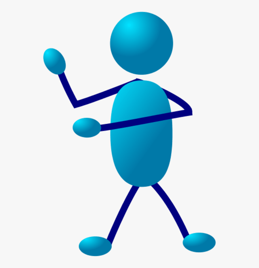 Stick Man Figure Using Arms - Stickman Clipart, Transparent Clipart