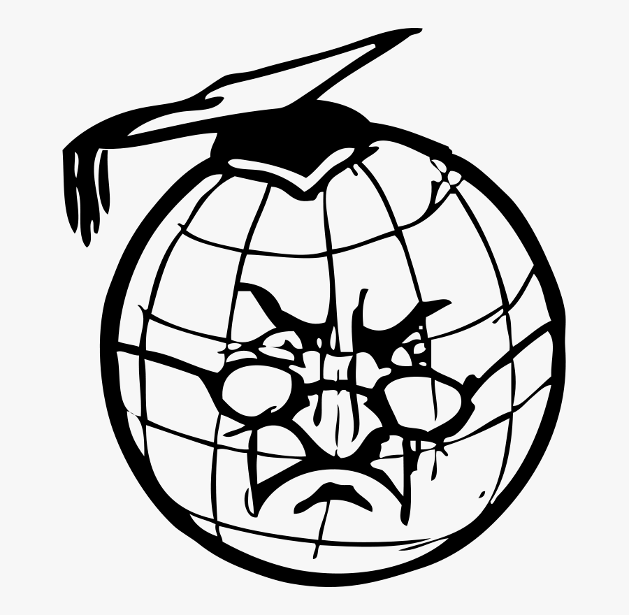 Professor Earth - Compass Black And White Clipart Png, Transparent Clipart